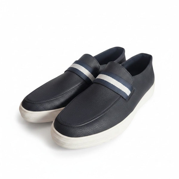 Threadbare Black Mens Loafers