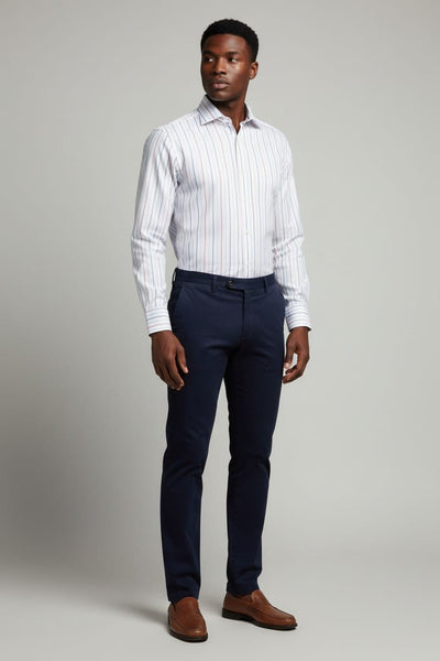 Taylor& Wright Tuscany Red Stripe Mens Shirt