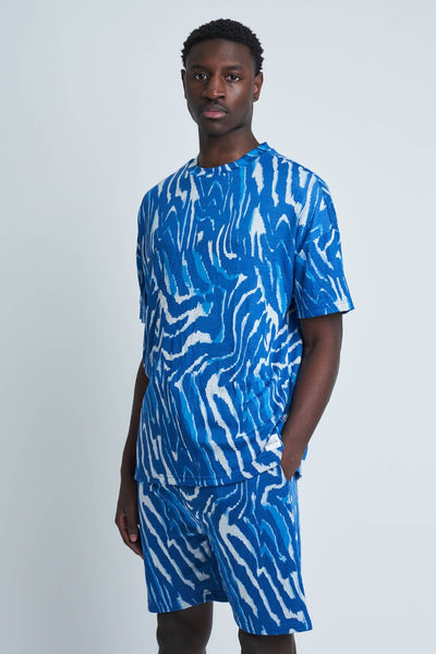 Native Youth Blue Mens Two Piece
