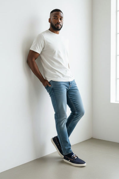Penguin Anderson Navy  Boat Mens Shoes