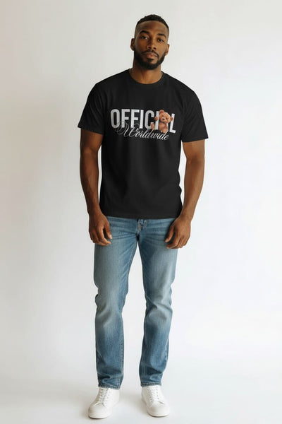 BoohooMan Black Oversized Official Bear Graphic Mens T- Shirt