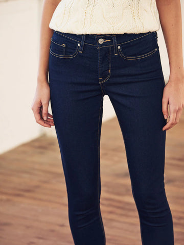 Levis Skinny Dark Blue Womens Jeggings