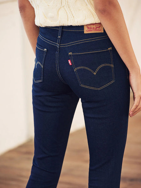 Levis Skinny Dark Blue Womens Jeggings