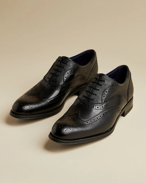 TED BAKER Black Mittal Mens Brogues