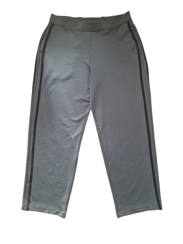 Next Green Side Black Stripe Womens Trousers