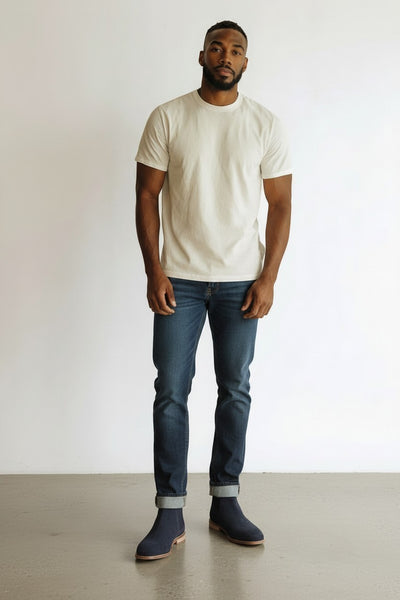 M&S Navy Mens Boots