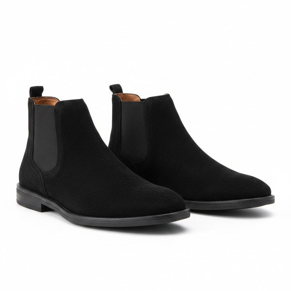 Topman Black Spark Chelsea Mens Boots