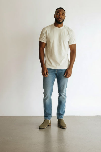 Topman Taupe Chelsea Mens Boots