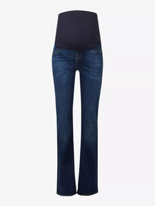 7 for All Mankind New York Dark Wash Denim Maternity Bootcut Womens Jeans