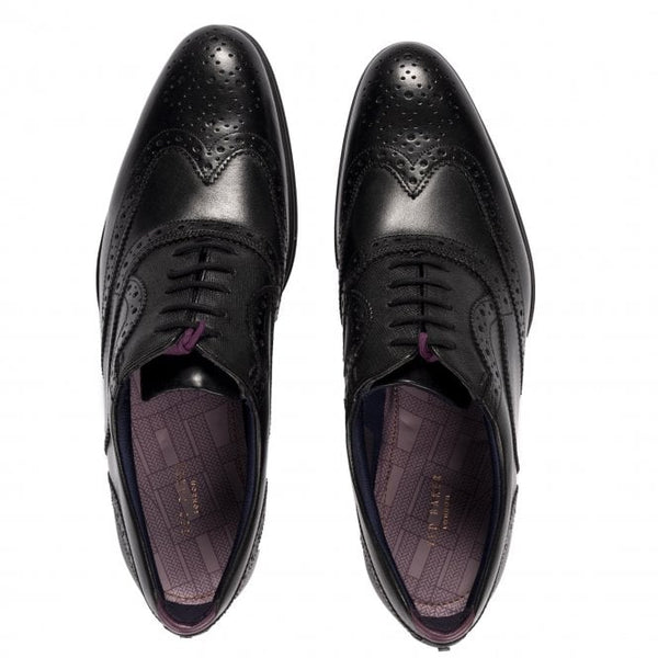 TED BAKER Black Mittal Mens Brogues