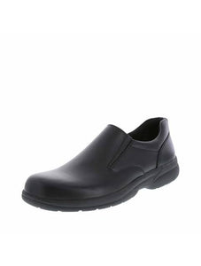 Safety Steps Black Older Boys / Mens Slip on Shoes