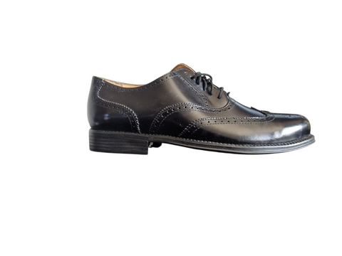Black Leather Brogues Design Boys/Mens Shoes