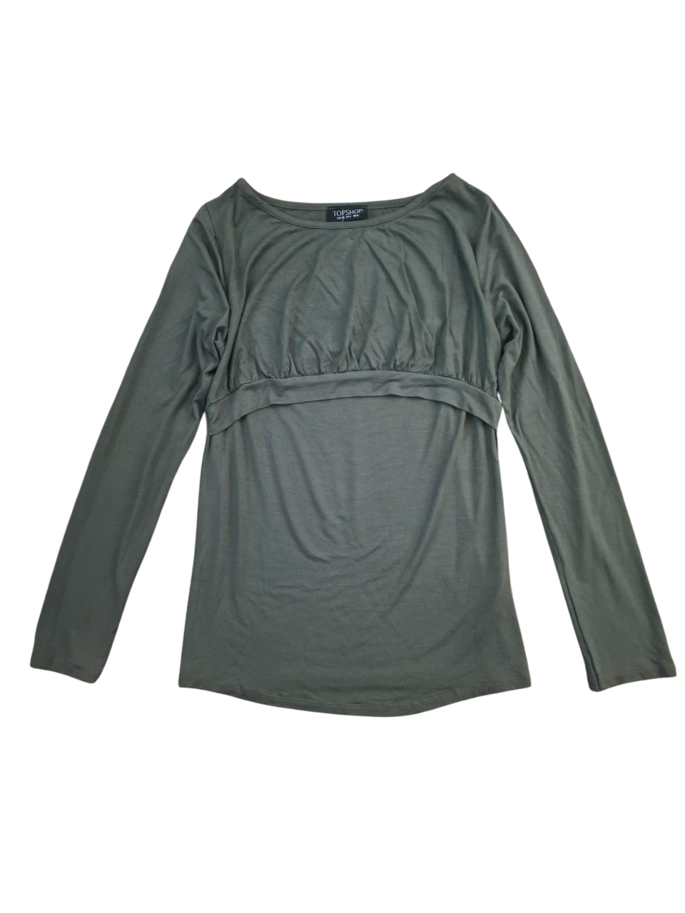 Top Shop Olive Green Womens Top