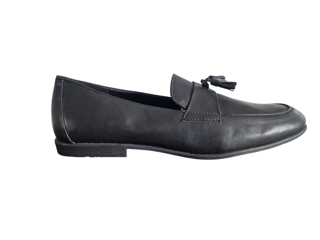 Topman Black Tassel Mens Loafers