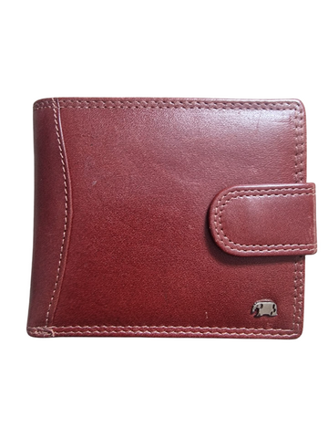 Ava Brown Genuine Leather Mens Wallet