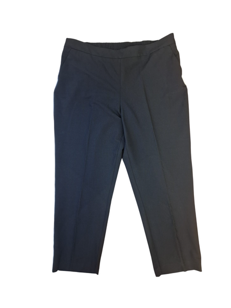 George Black Side White Stripe Womens Trousers
