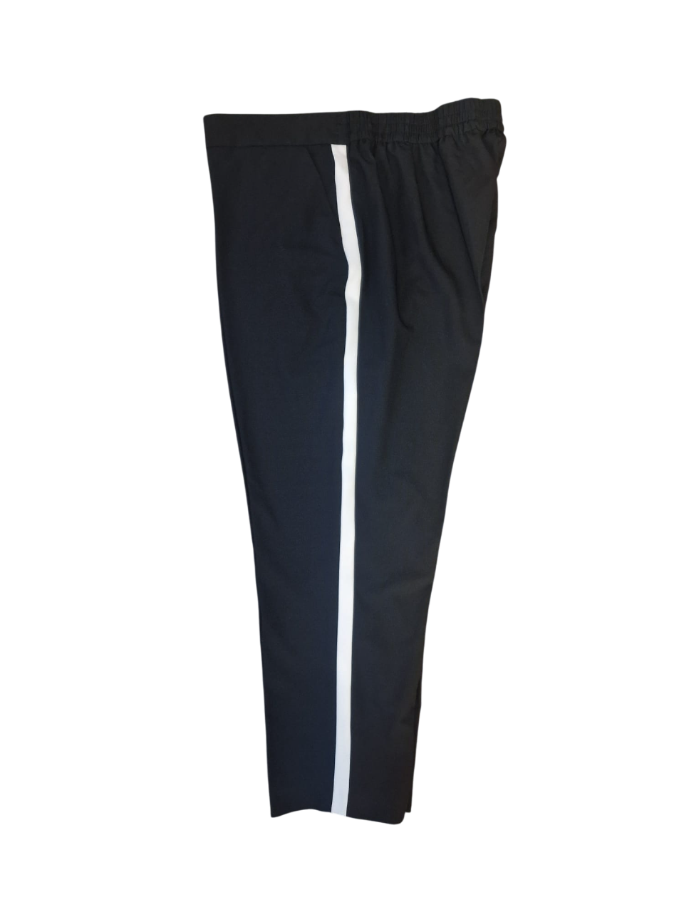George Black Side White Stripe Womens Trousers
