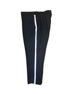George Black Side White Stripe Womens Trousers
