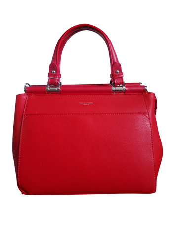 David Jones Paris Red Womens Tote Bag