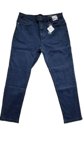 Tu Indigo Wash Tapered Fit Denim Mens Jeans