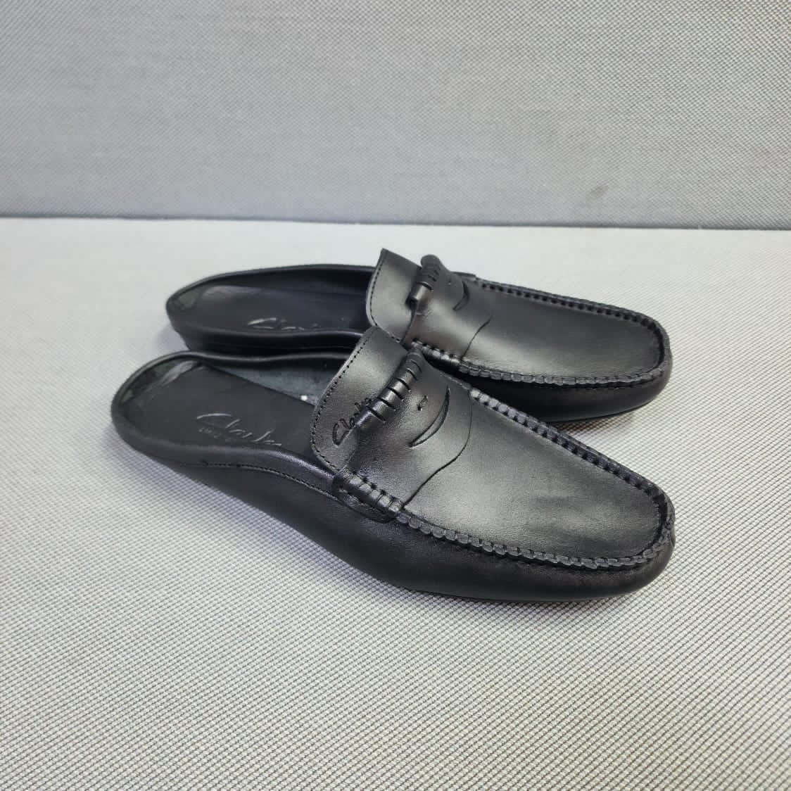 Clarks Black Mens Sandals