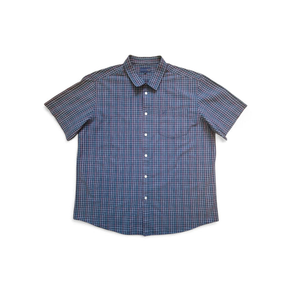 Lincoln Navy Striped Mens Shirt