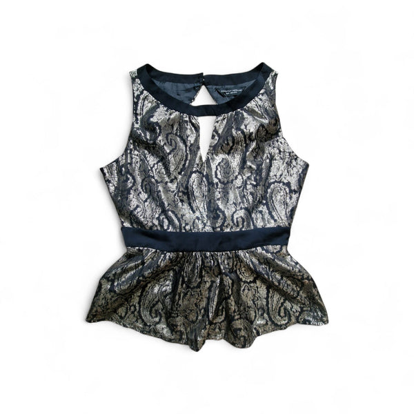 Dorothy Perkins Gold & Black Womens Top