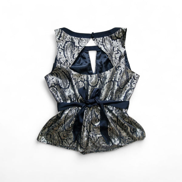 Dorothy Perkins Gold & Black Womens Top