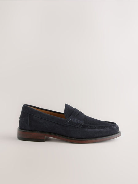 Next Navy Mens Loafers