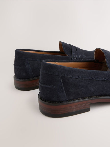 Next Navy Mens Loafers