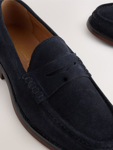 Next Navy Mens Loafers