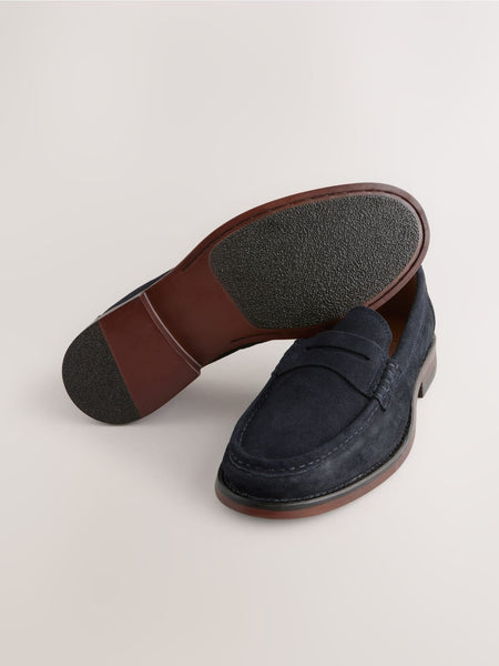 Next Navy Mens Loafers