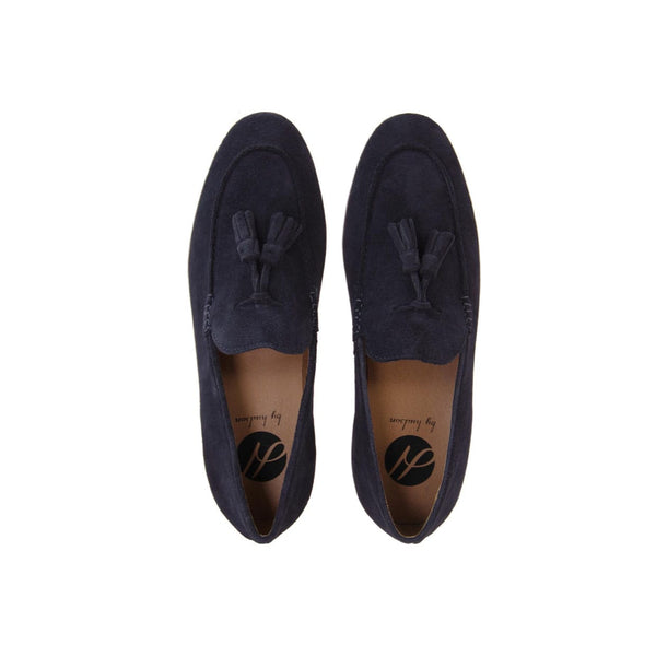 H By Hudson Navy Mens Loafers