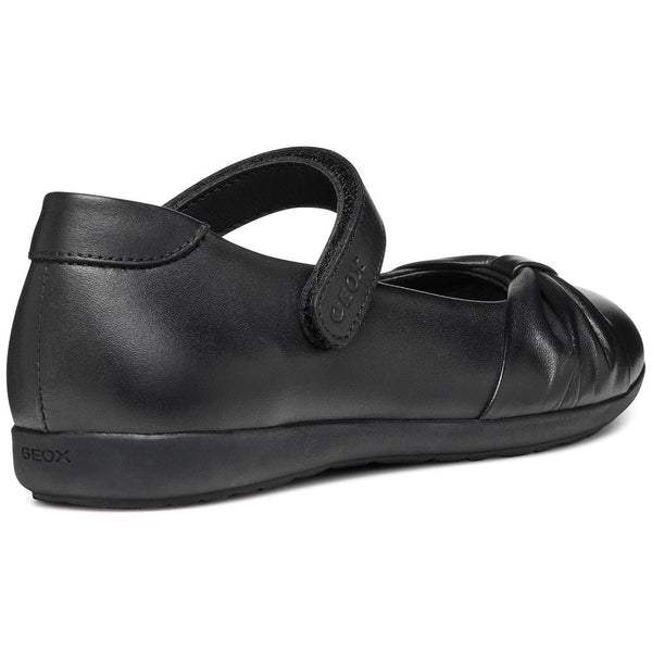 Geox Black Older Girls School Shoes