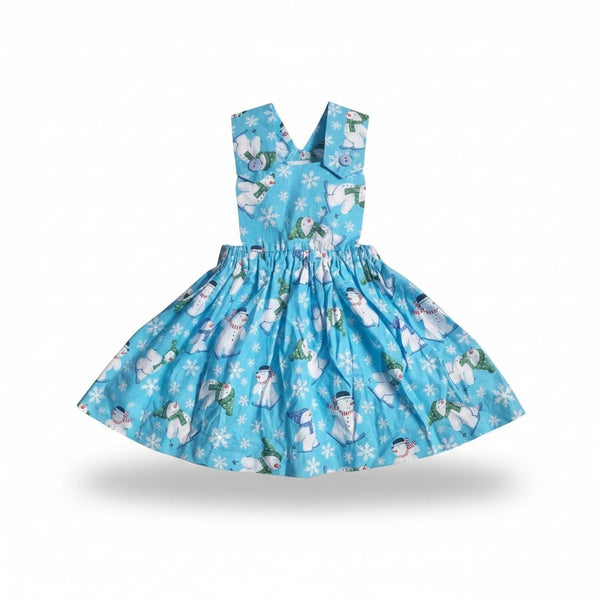 Tess Knit Blue Younger Girls Dress