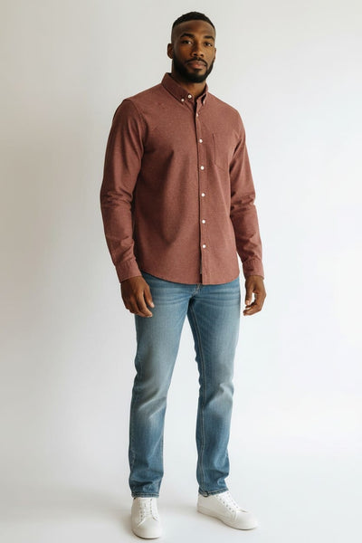 George  Brown Long Sleeve Mens Shirt