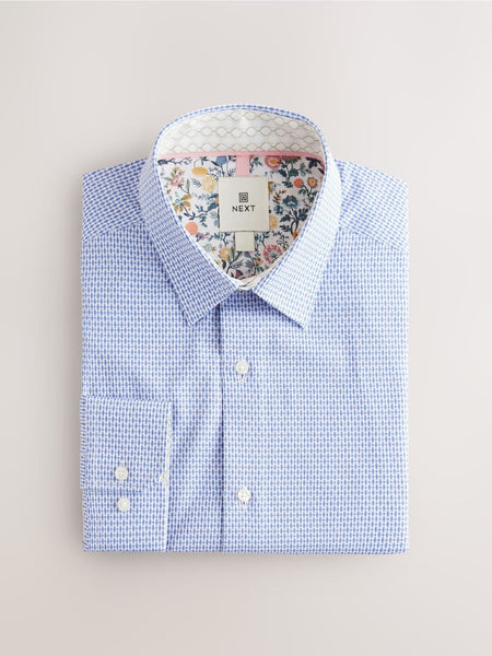 Next Regular Fit Long Sleeve Mens Shirt