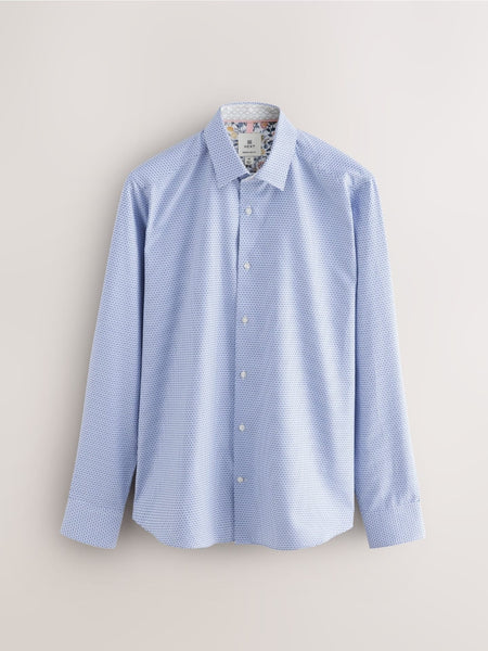 Next Regular Fit Long Sleeve Mens Shirt