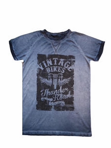 Joe Browns Blue Vintage Bikes Mens T-Shirt