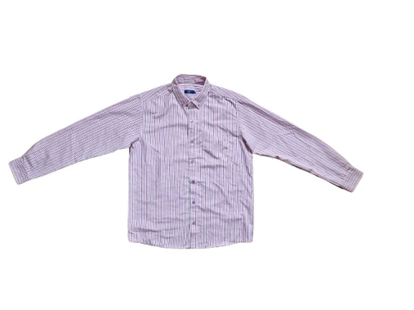 Cotton Traders Light Purple Stripe Mens Shirt