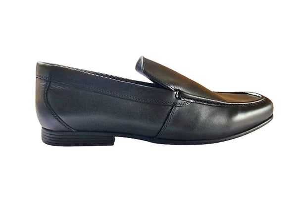 Next Black Ortholite Slip on Leather Mens Shoes