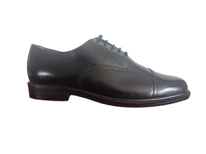 Canda Leather Black Formal Oxford Mens  Shoes