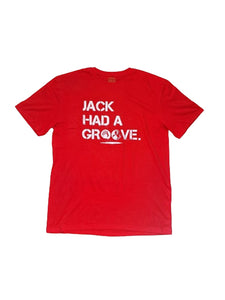 Tribal Red Jack Had A Groove Mens T-Shirt