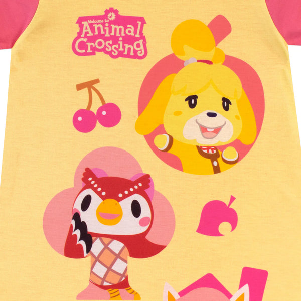 Animal Crossing Yellow Older Girls Nightdress