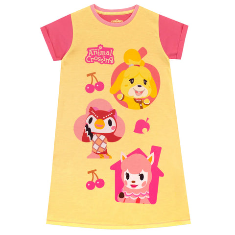 Animal Crossing Yellow Older Girls Nightdress