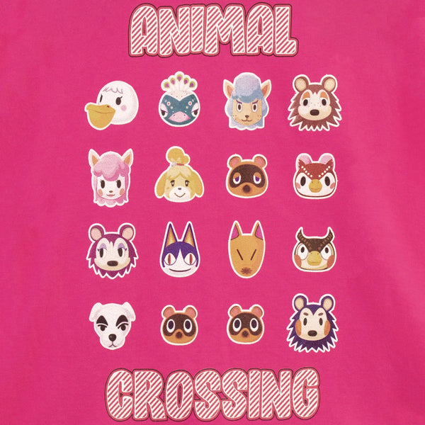 Animal Crossing Pink Older Girls T-Shirt