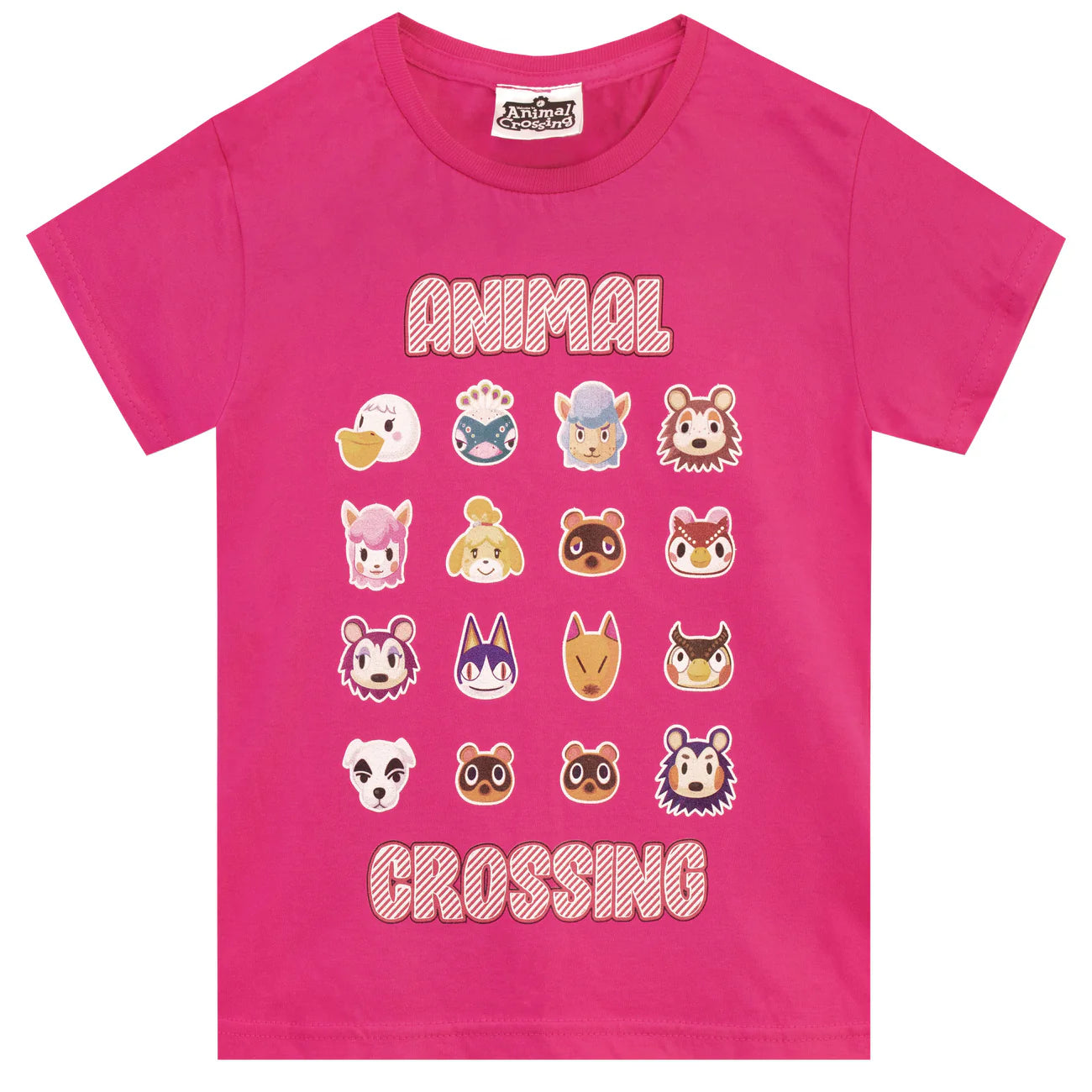 Animal Crossing Pink Older Girls T-Shirt