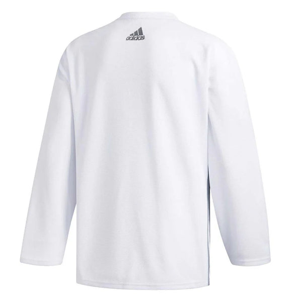 Adidas White Hockey AdiTeam Practice Goalie Training Mens Jersey