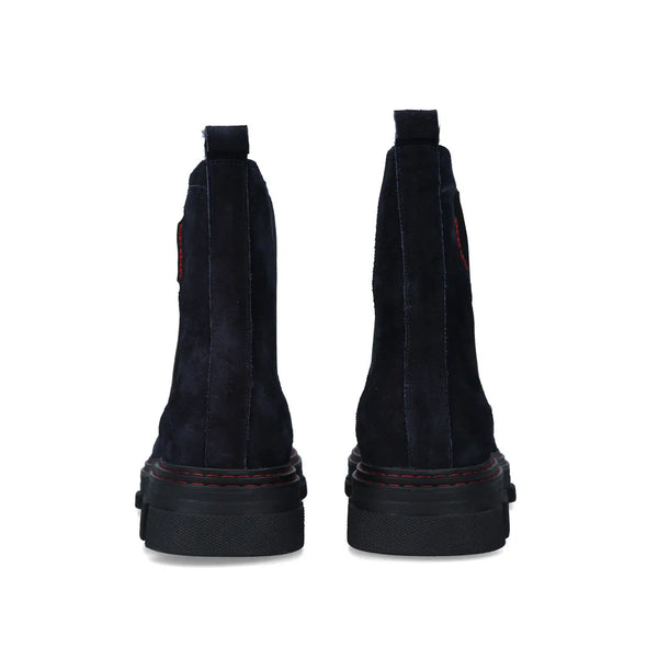 Kurt Geiger London Navy Blue Bird Chelsea Mens Boots