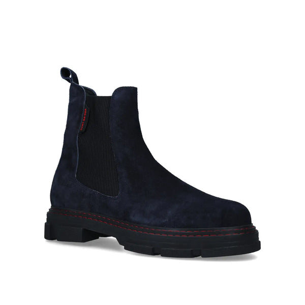 Kurt Geiger London Navy Blue Bird Chelsea Mens Boots